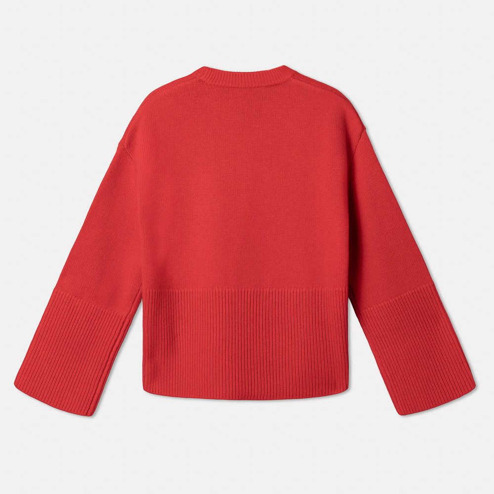 Wool Oversized Sweater w/Neck